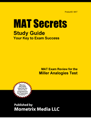 MAT - Miller Analogies Test Study Guide